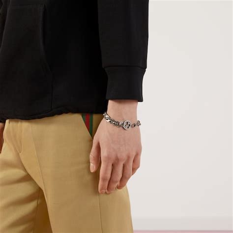 gucci multi chain bracelet|Gucci interlocking bracelet.